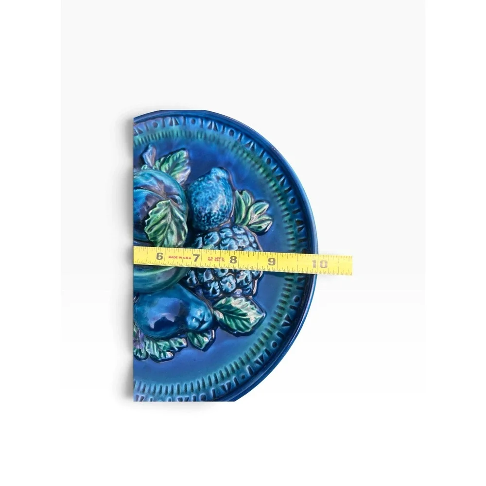 Vintage Inarco Mood Indigo E2432 3D Fruit Wall Plaque 10